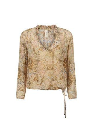  and tan paisley pattern