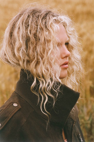 Fontaine Leather Bomber Jacket