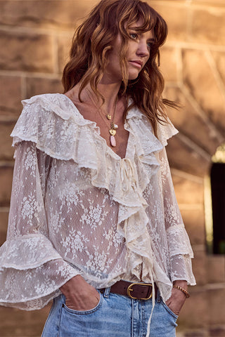 Labyrinth Lace Blouse