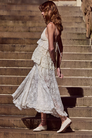 Labyrinth Lace Maxi Skirt