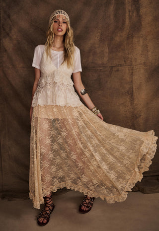 Labyrinth Lace Maxi Skirt